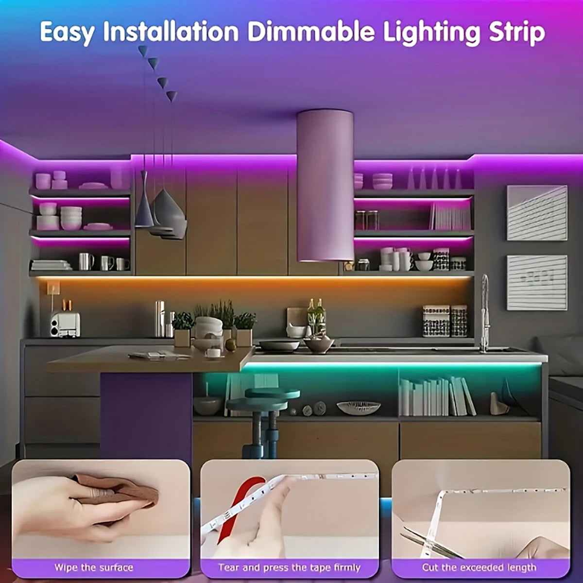 LED Strip Lights with Remote