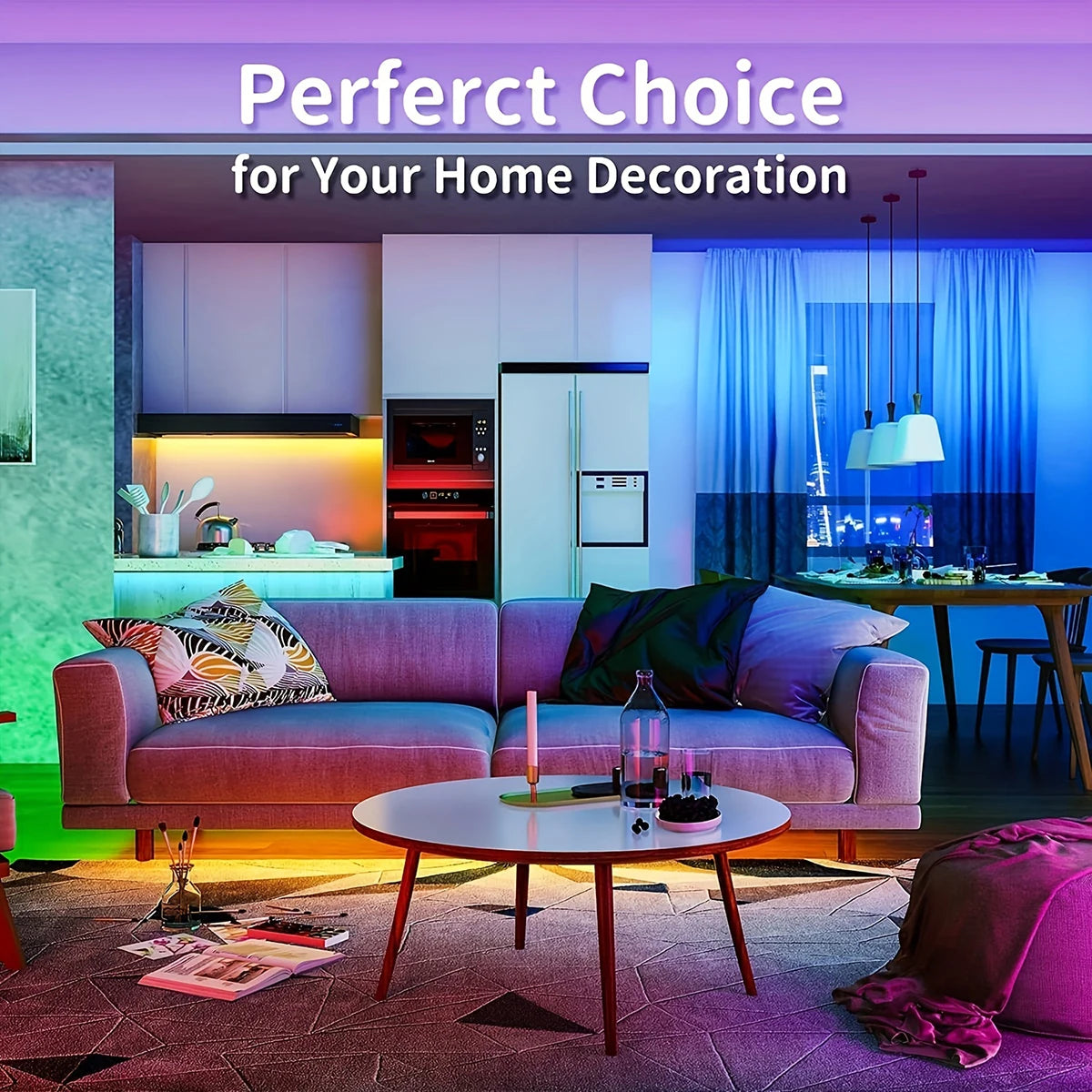 LED Strip Lights with Remote