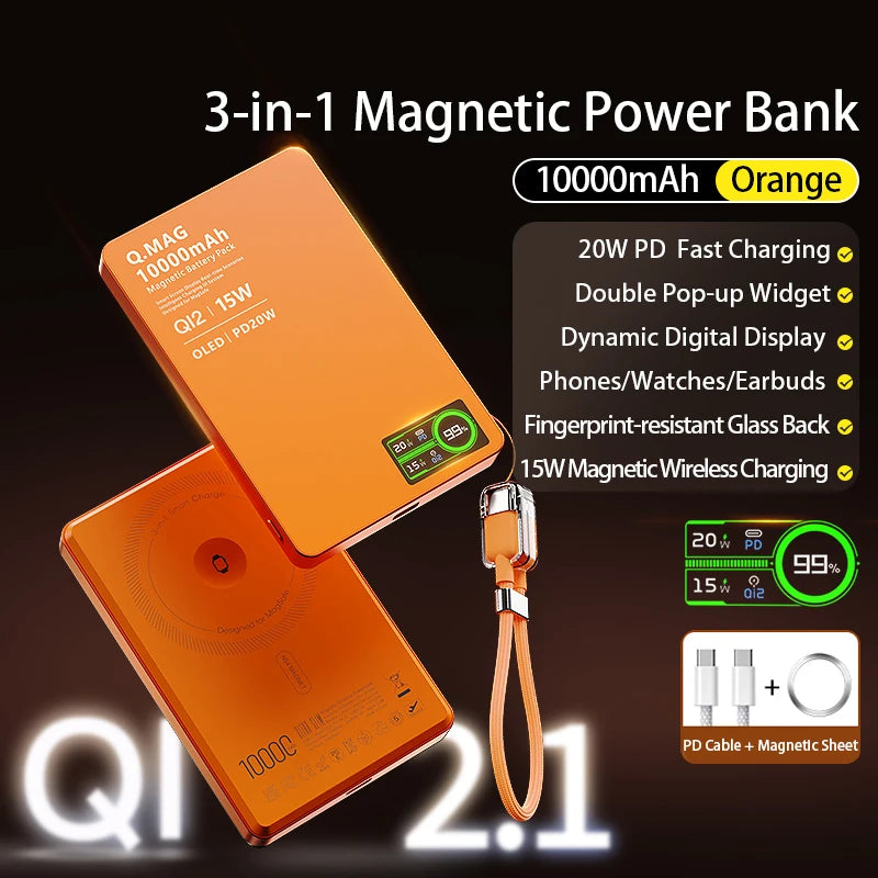 Magnetic Wireless Power Bank